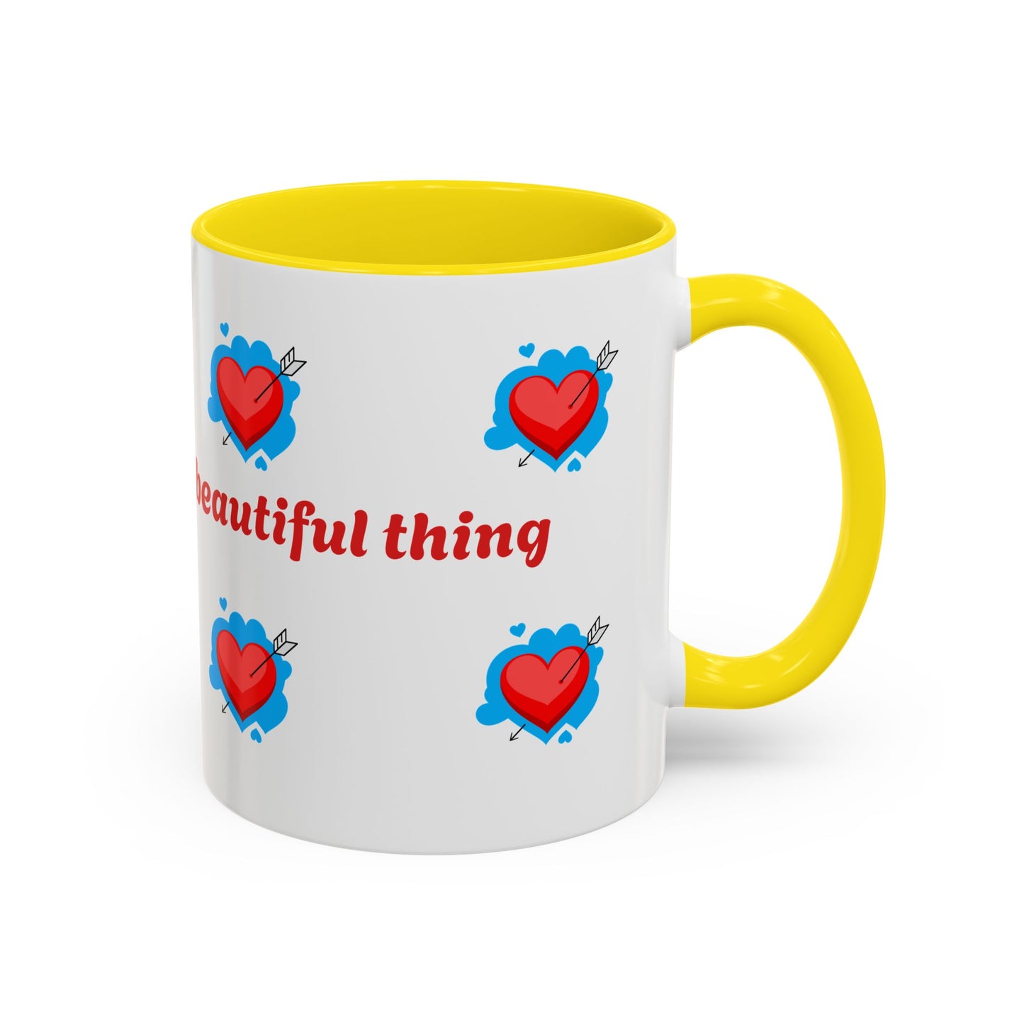 Accent Love Mug - Ideal Gift for Romantic Moments, Coffee Lover's Companion, Valentine's Day Decor, Heartwarming Kitchen Item, Cute [...]