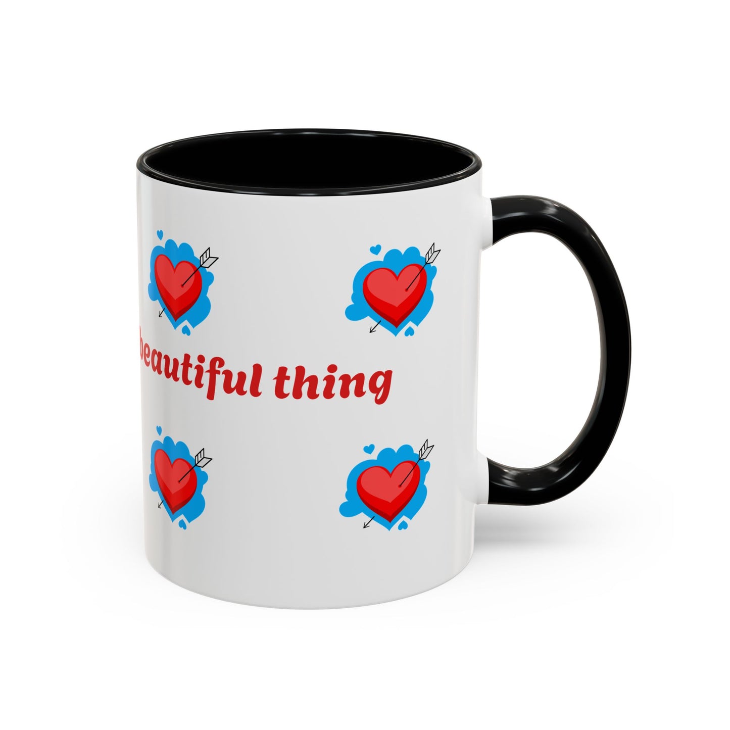 Accent Love Mug - Ideal Gift for Romantic Moments, Coffee Lover's Companion, Valentine's Day Decor, Heartwarming Kitchen Item, Cute [...]