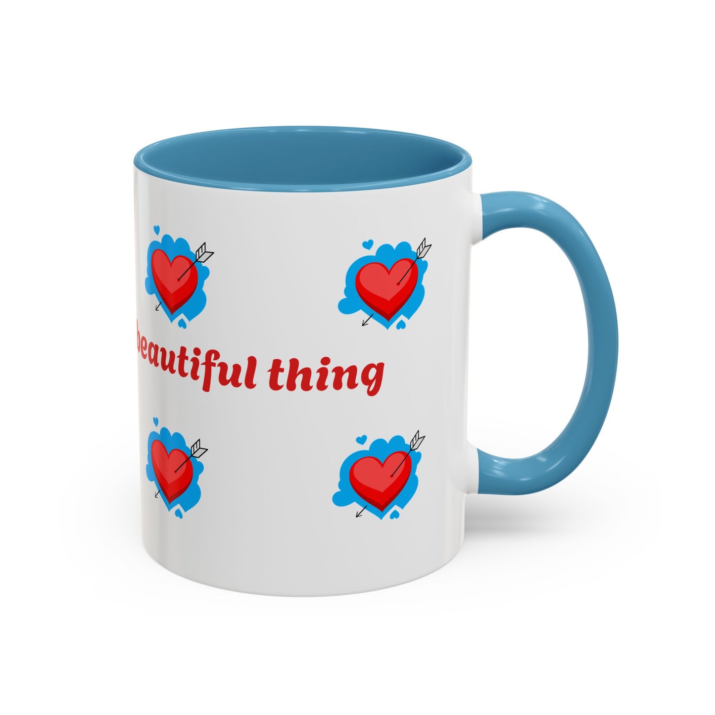 Accent Love Mug - Ideal Gift for Romantic Moments, Coffee Lover's Companion, Valentine's Day Decor, Heartwarming Kitchen Item, Cute [...]