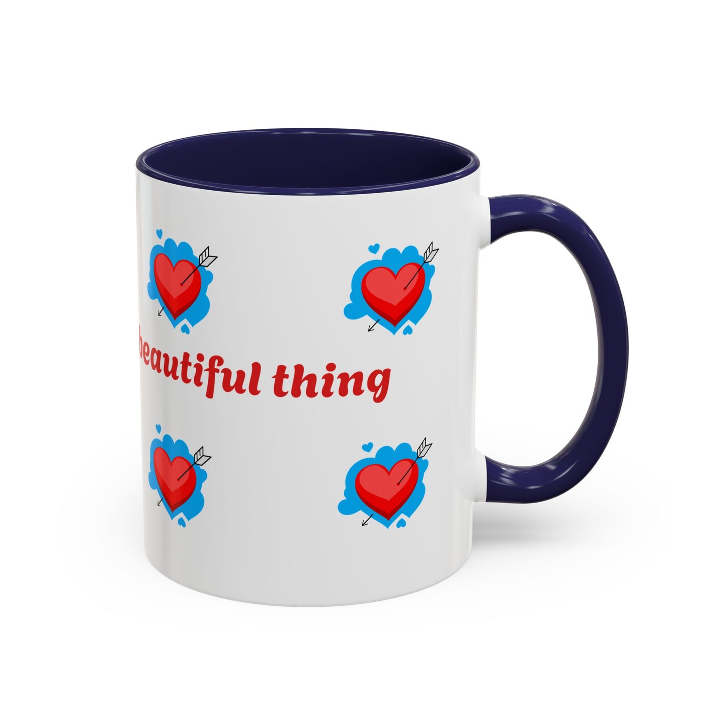 Accent Love Mug - Ideal Gift for Romantic Moments, Coffee Lover's Companion, Valentine's Day Decor, Heartwarming Kitchen Item, Cute [...]