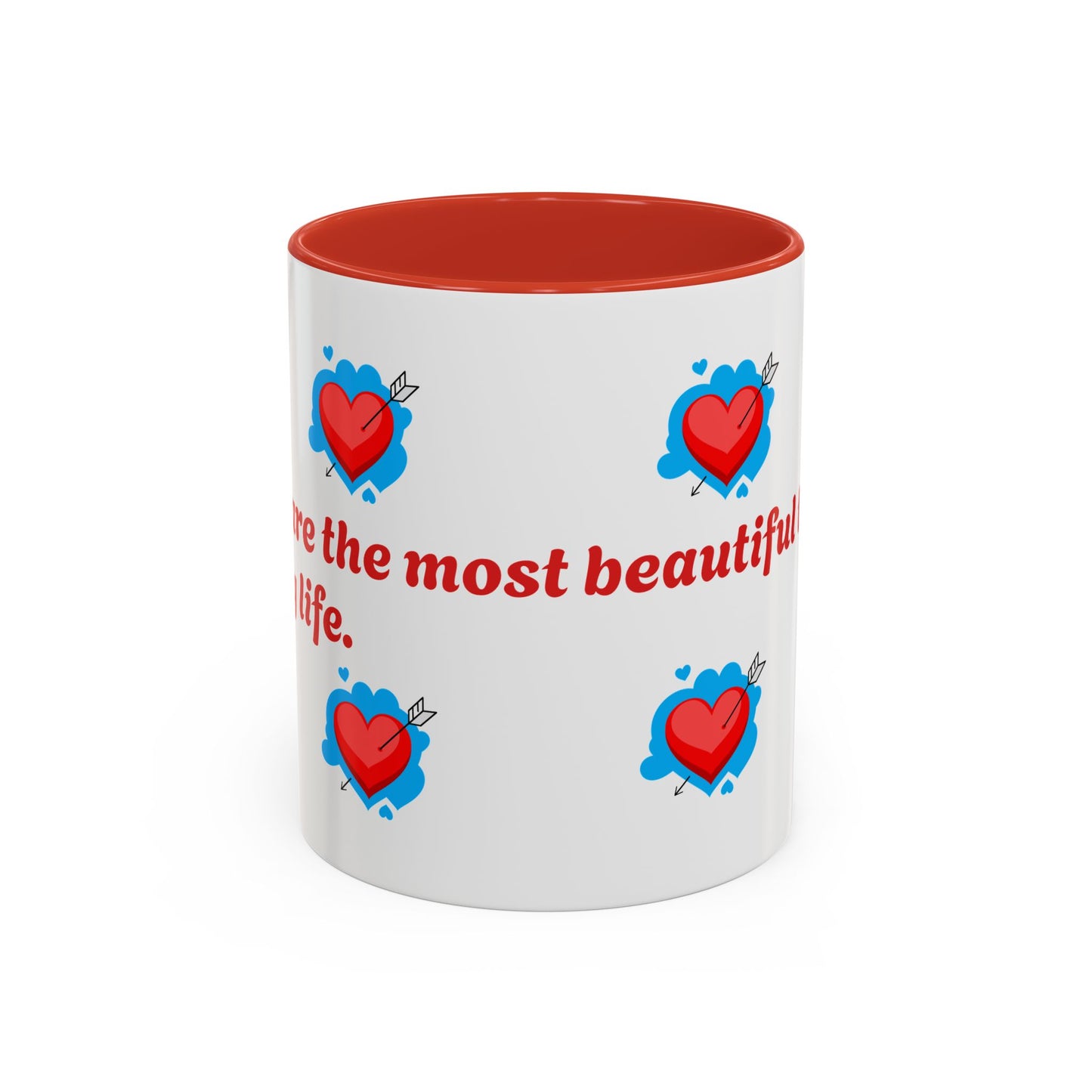 Accent Love Mug - Ideal Gift for Romantic Moments, Coffee Lover's Companion, Valentine's Day Decor, Heartwarming Kitchen Item, Cute [...]