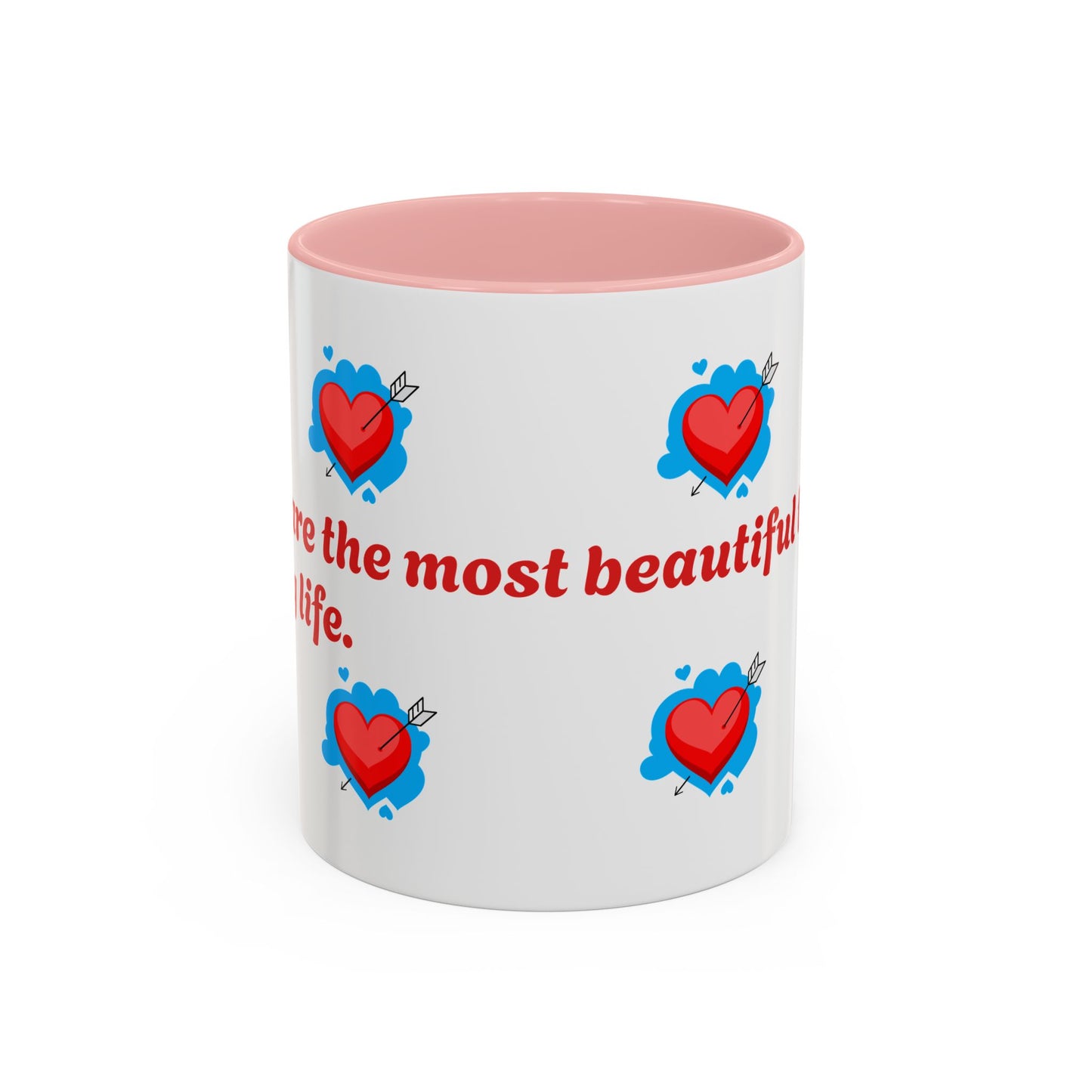 Accent Love Mug - Ideal Gift for Romantic Moments, Coffee Lover's Companion, Valentine's Day Decor, Heartwarming Kitchen Item, Cute [...]