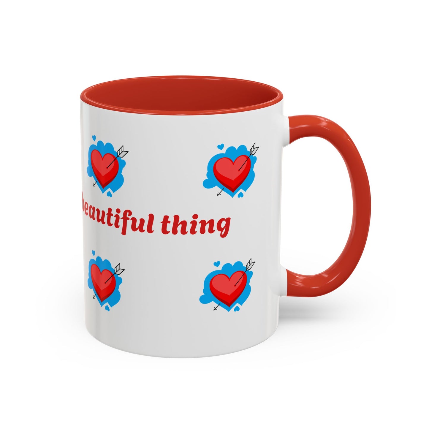 Accent Love Mug - Ideal Gift for Romantic Moments, Coffee Lover's Companion, Valentine's Day Decor, Heartwarming Kitchen Item, Cute [...]