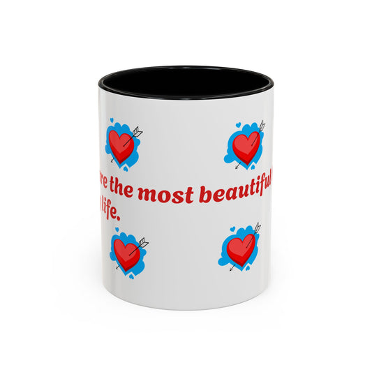 Accent Love Mug - Ideal Gift for Romantic Moments, Coffee Lover's Companion, Valentine's Day Decor, Heartwarming Kitchen Item, Cute [...]