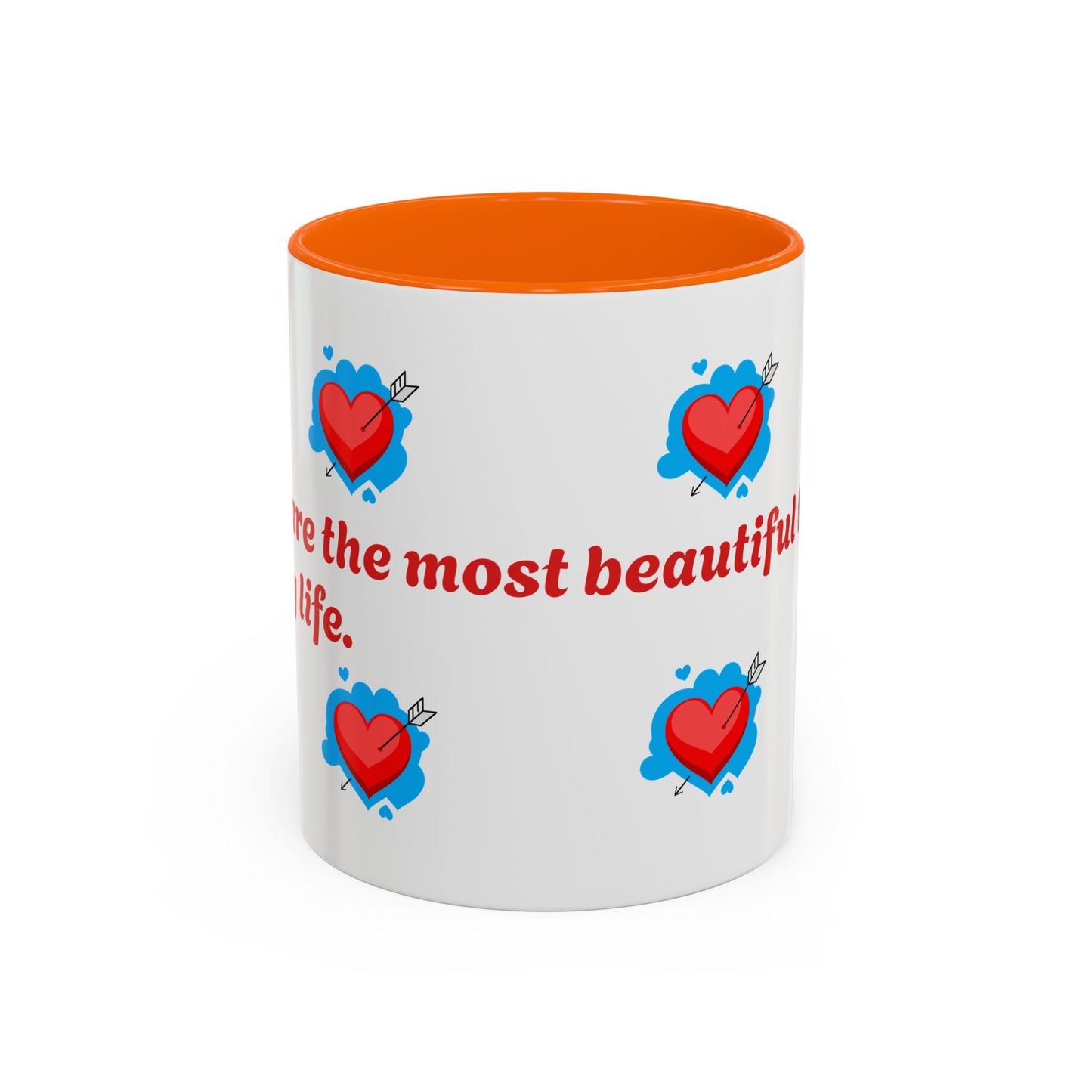 Accent Love Mug - Ideal Gift for Romantic Moments, Coffee Lover's Companion, Valentine's Day Decor, Heartwarming Kitchen Item, Cute [...]